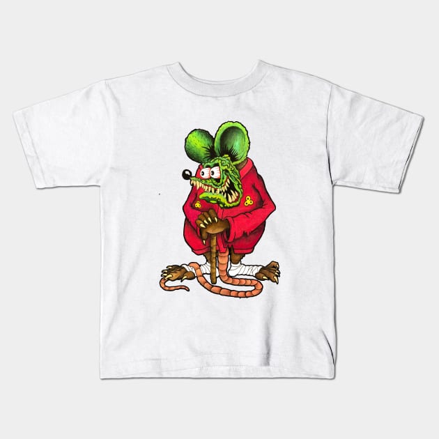 Master Fink Kids T-Shirt by ryancduboisart